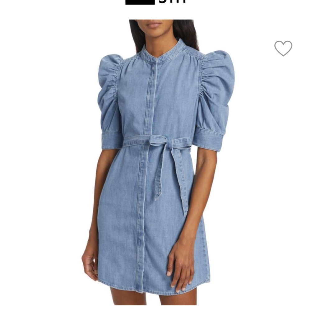 FRAME Gillian Puff Sleeve Dress NWT